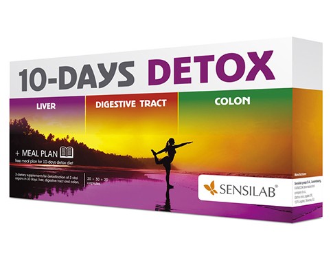 SensiLab 10 DAYS DETOX x3 pentru detoxifiere