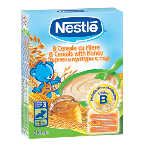 Nestle 8 Cereale cu Miere si Bifidus BL