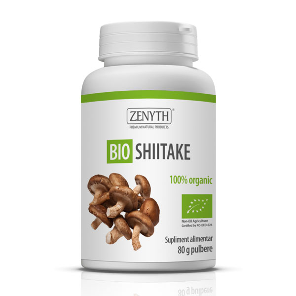 Bio Shiitake pulbere 80g Zenyth