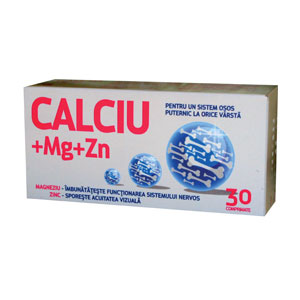 Calciu+Mg+Zn Biofarm