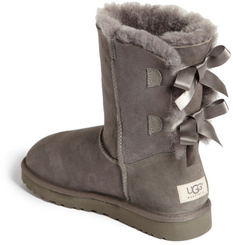 Cizme UGG Bailey Bow Grey