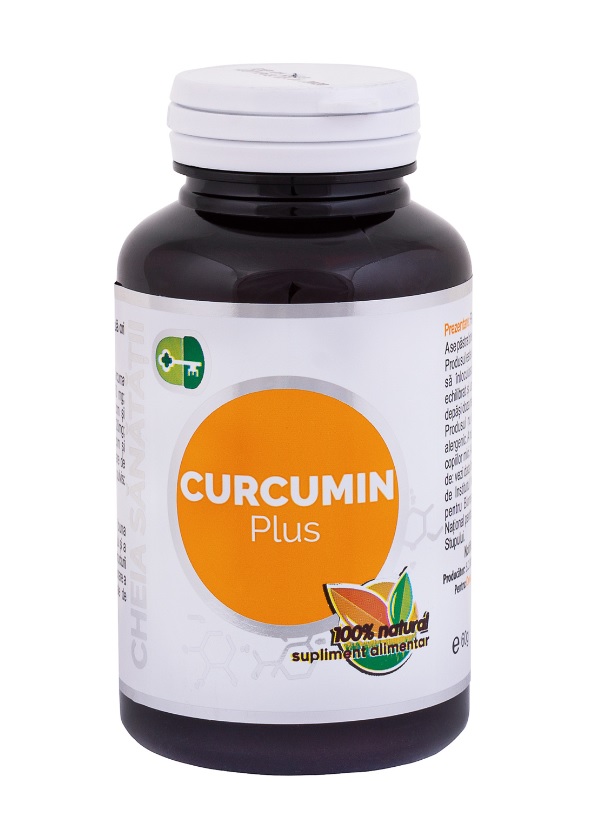 Cheia Sanatatii Curcumin Plus – impotriva celulelor cancerigene - 120 cps