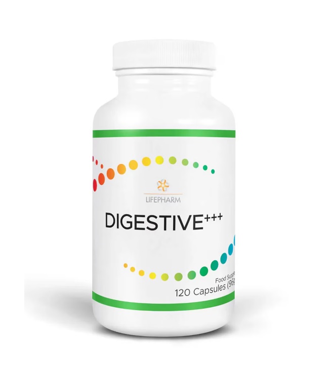 LifePharm DIGESTIVE +++ - supliment pentru sanatatea digestiva - 120 cps