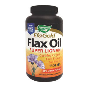 Flax Oil Super Lignan (acizi grasi Omega-3/6/9) 100cps  Nature's