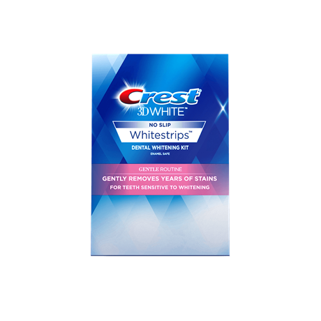 Crest Whitestrips 3D Gentle Routine – 7 plicuri,  pentru albirea dintilor