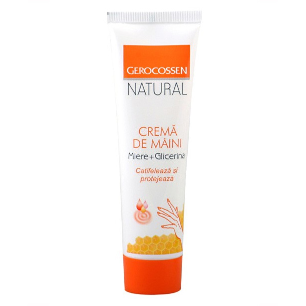 Gerocossen Natural Crema maini cu miere si glicerina 100 ml