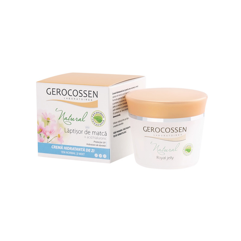 Gerocossen Natural Laptisor de matca - Crema hidratanta de zi 50 ml