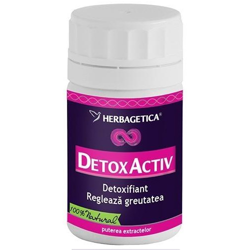 Herbagetica Detox Activ 30 capsule