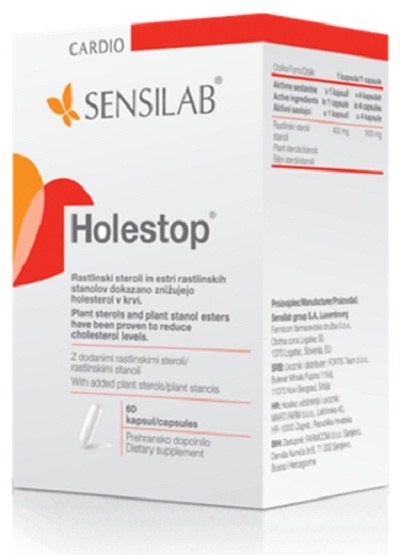 SensiLab Holestop impotriva colesterolului