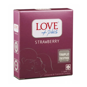 Prezervative Love Plus Strawberry