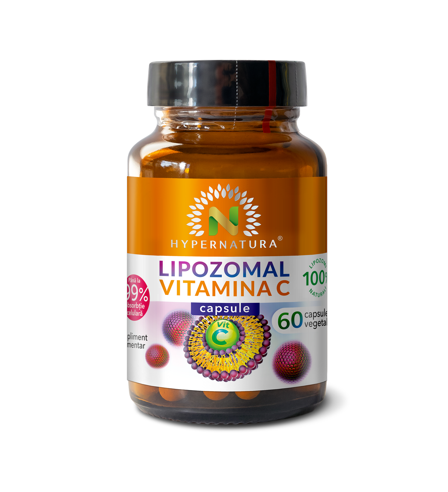 Lipozomal Vitamina C capsule – pentru sistemul imunitar – 60 cps