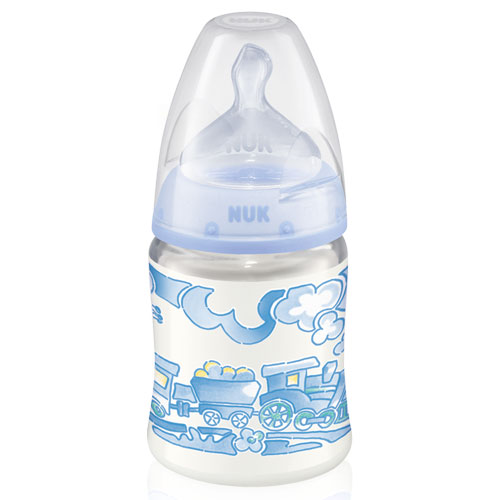 Nuk Biberon FIRST CHOICE Baby Blue din polipropilena de 150ml