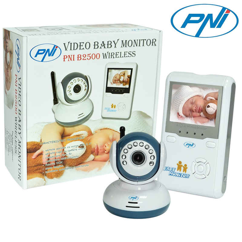 PNI Video Baby Monitor B2500 ecran 2.4 inch wireless