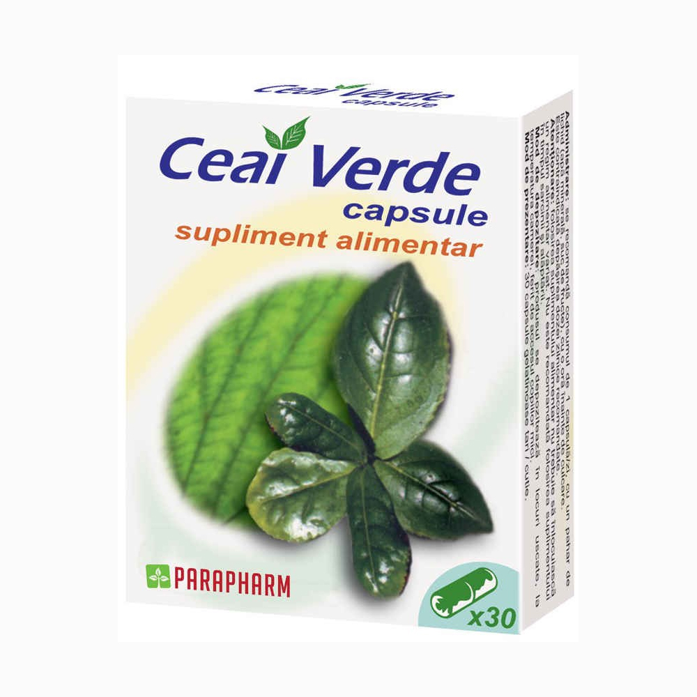 Parapharm Ceai Verde 30 capsule