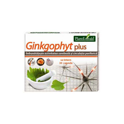 PlantExtract Ginkgophyt plus 30cps