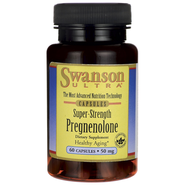 Super Strength Pregnenolone 50mg supliment natural pentru sanatatea creierului