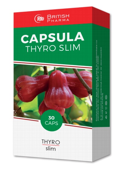 British Pharma Thyro Slim - capsula de slabit - 30 cps