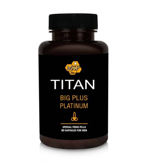 Titan Big Plus Platinium – capsule pentru marirea penisului - 60 cps