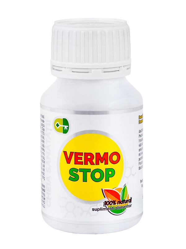 Cheia Sanatatii Vermo Stop – capsule impotriva parazitilor - 120 cps