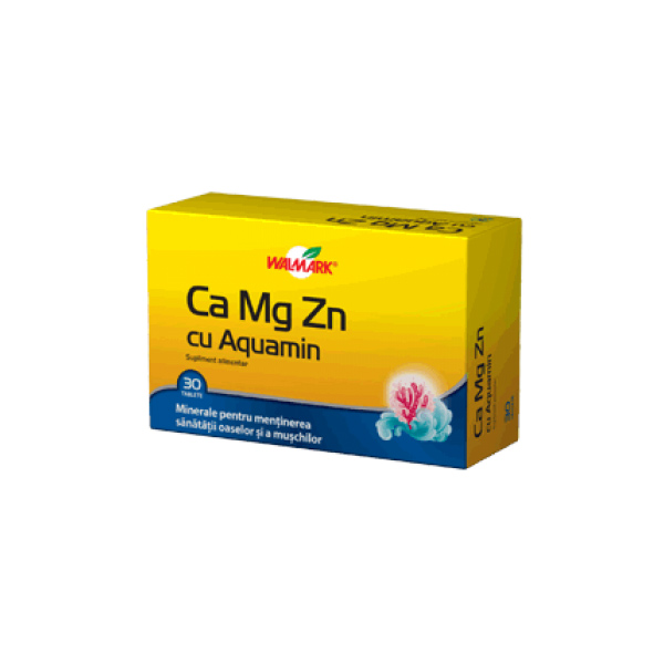 Walmark CA MG ZN cu AQUAMIN 30 tb