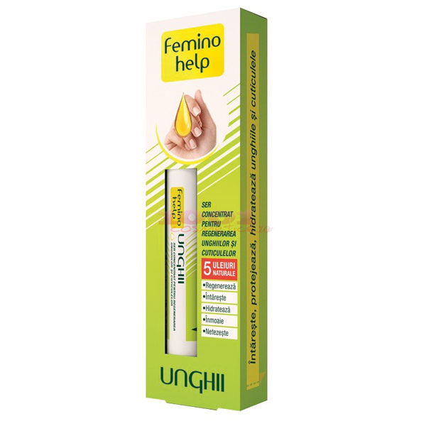 Zdrovit Feminohelp - Ser concentrat regenerare unghii si cuticule