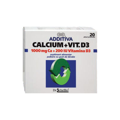 Additiva Calciu + Vitamina D3