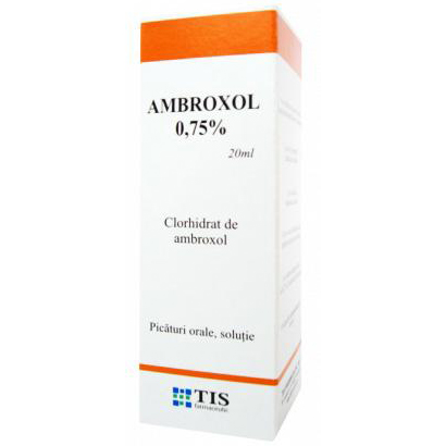 Tis AMBROXOL 0,75%, picaturi orale, solutie