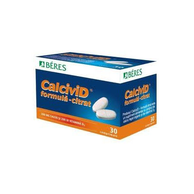 Beres CalciVid formula citrat 30 cpr