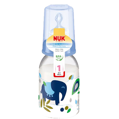 NUK Biberon PP 110ml + tetina silicon lapte