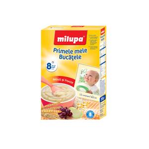 Milupa Cereale cu formula de lapte, cu musli si fructe