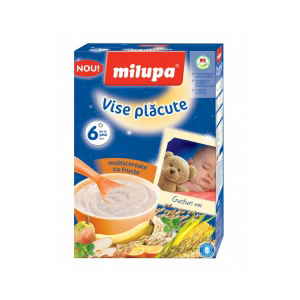 Milupa Cereale cu formula de lapte Vise Placute, multicereale