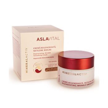 Aslavital Mineralactiv Crema Regeneranta, netezire riduri