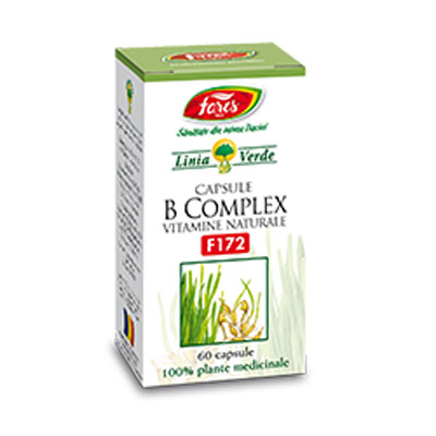 B complex, vitamine naturale F172, 60 capsule