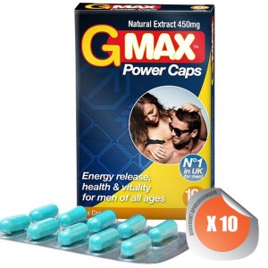 G MAX POWERCAPS 10cps pentru erectii puternice