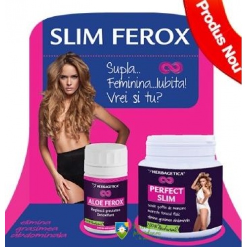 Slim Ferox: Perfect Slim 210g + Aloe Ferox 70cps