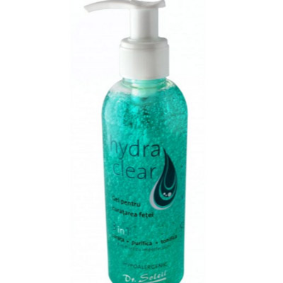 Gel pentru curatarea fetei 3in1 Hydra Clear