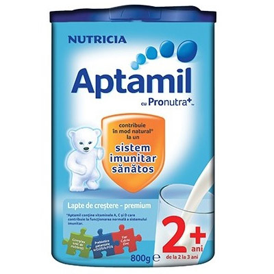 Milupa Lapte praf pentru bebelusi Aptamil Junior 2+ 800 gr