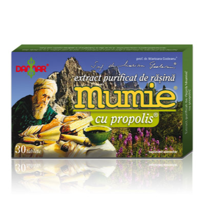 Extract purificat de rasina Mumie cu Propolis 30 tabl.