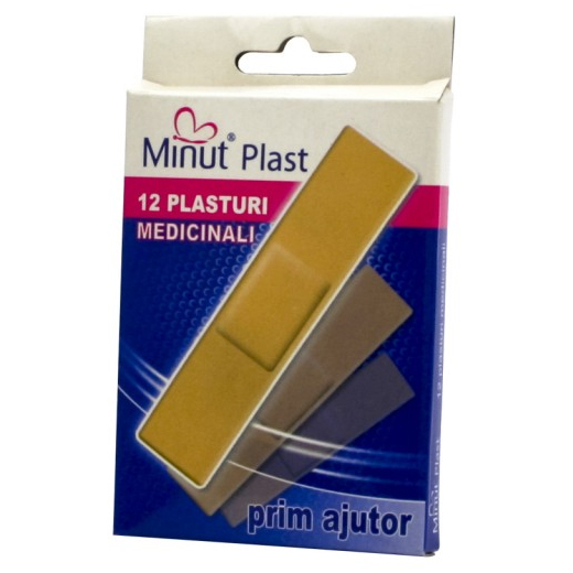 Plasturi Minut Plast Prim Ajutor 12 bucati