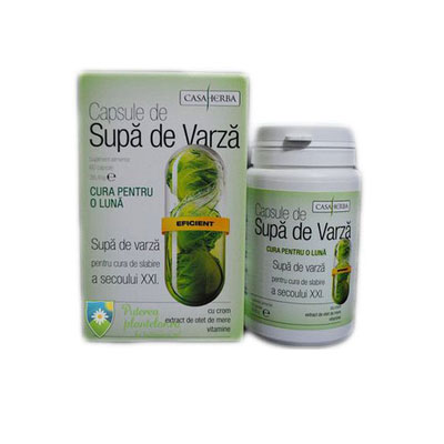 Supa de varza capsule x 60cps Casa Herba