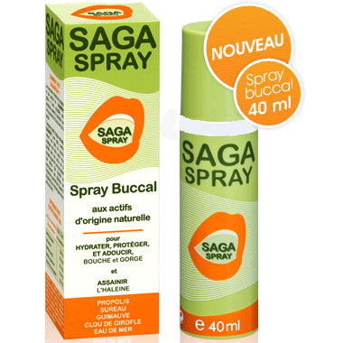 Saga spray bucal