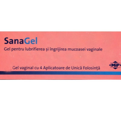 Sanagel - Gel pentru lubrefierea mucoasei vaginale 50 g