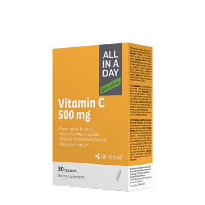 SensiLab ALL IN A DAY Vitamin C 500 mg vitamina C