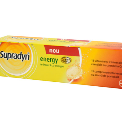 Supradyn energy x 15 comprimate efervescente