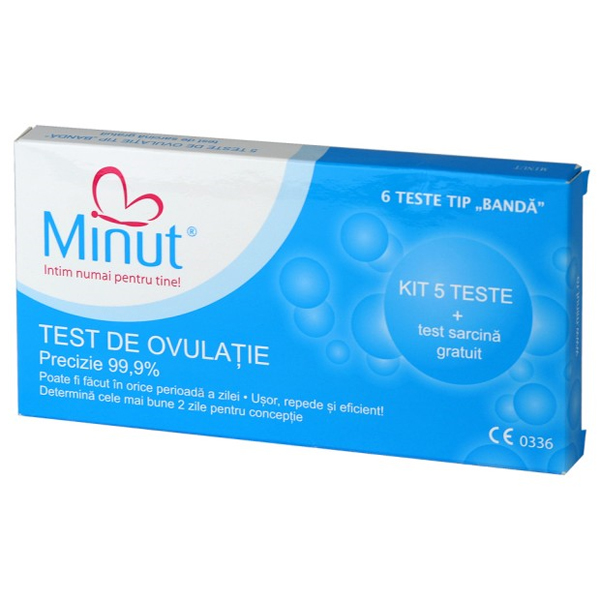 Test de ovulatie Minut Tip Banda Kit 5 Teste