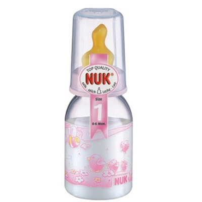 NUK Biberon PP 110ml + tetina latex lapte