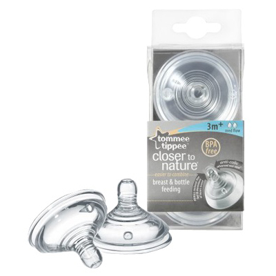 Tommee Tippee Tetina cu flux mediu 2 buc