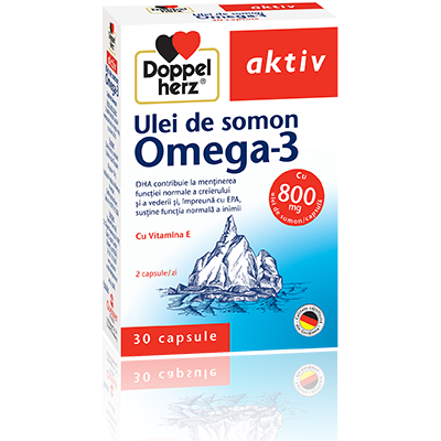 Doppelherz aktiv Ulei de somon Omega-3 30cps