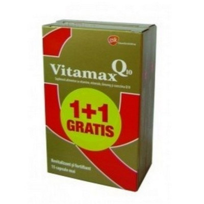Vitamax Q10, 15 capsule 1+1 Gratis