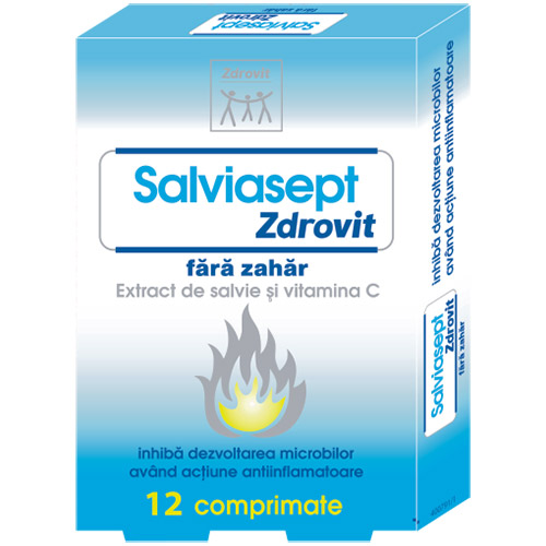 Zdrovit Salviasept fara zahar